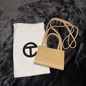 Telfar Small Shopping Bag- Cream